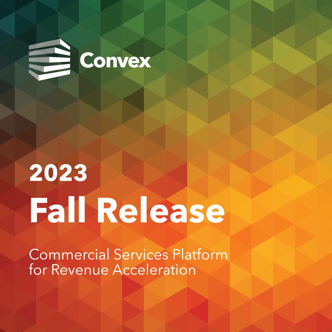 Convex Fall Release introduces intent data and map-based company search functionality for commercial services sellers